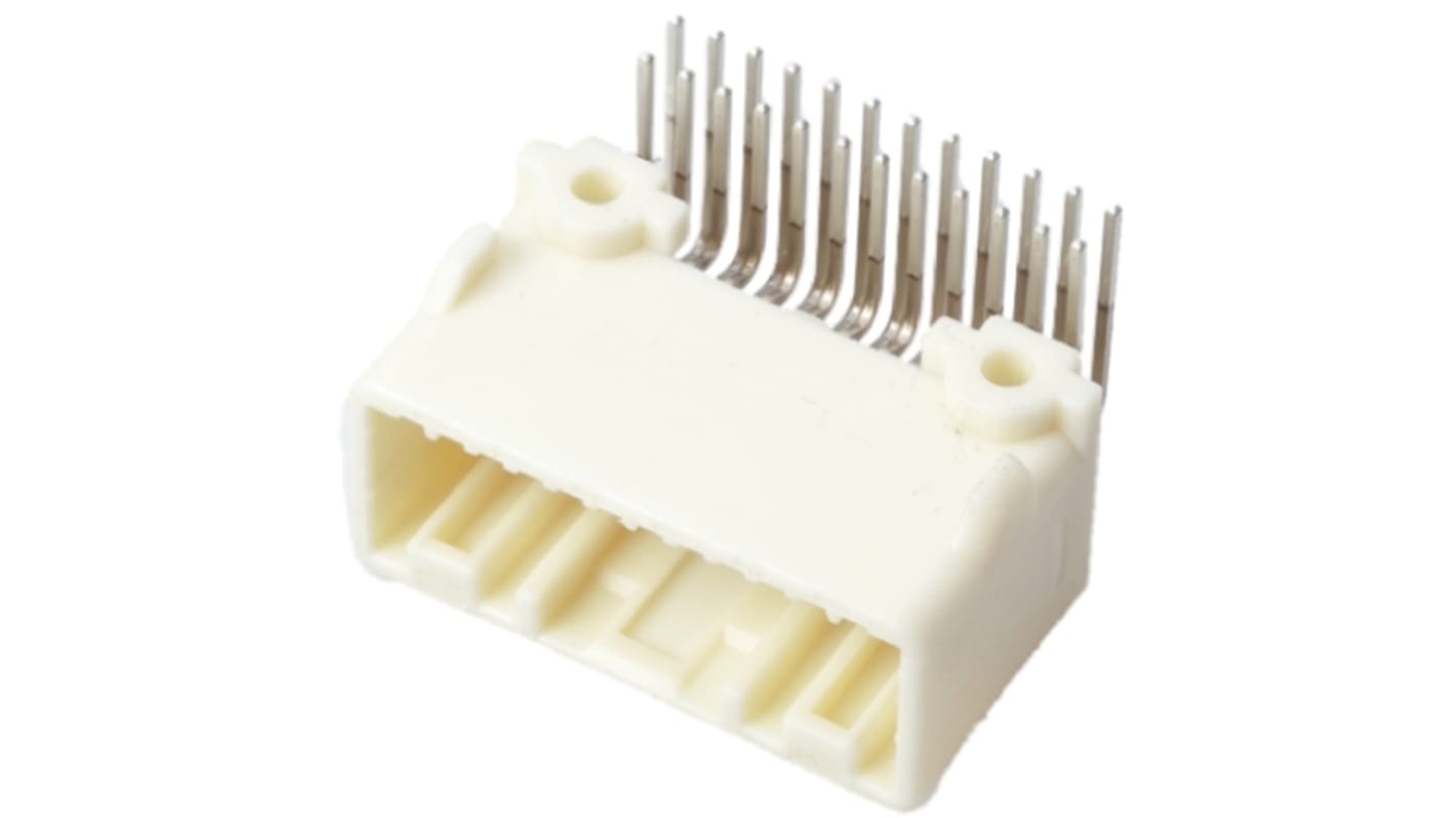 TE Connectivity 025 24 Way Right Angle Through Hole D-sub Connector Socket, 2.2mm Pitch