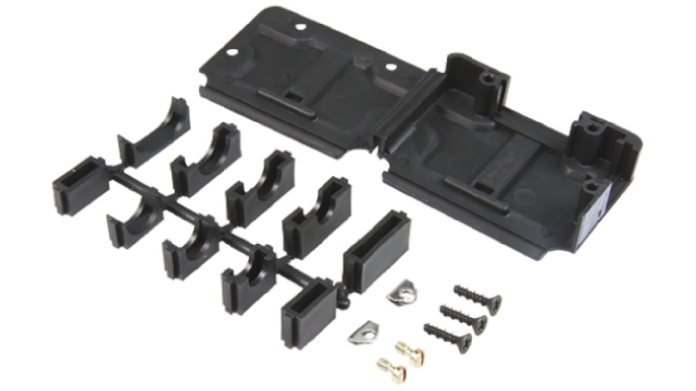 TE Connectivity Amplimite HD-20 Series Plastic D Sub Backshell, 37 Way