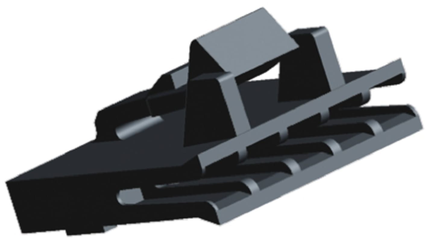 TE Connectivity Female Connector Housing, 2.54mm Pitch, 5 Way, 1 Row