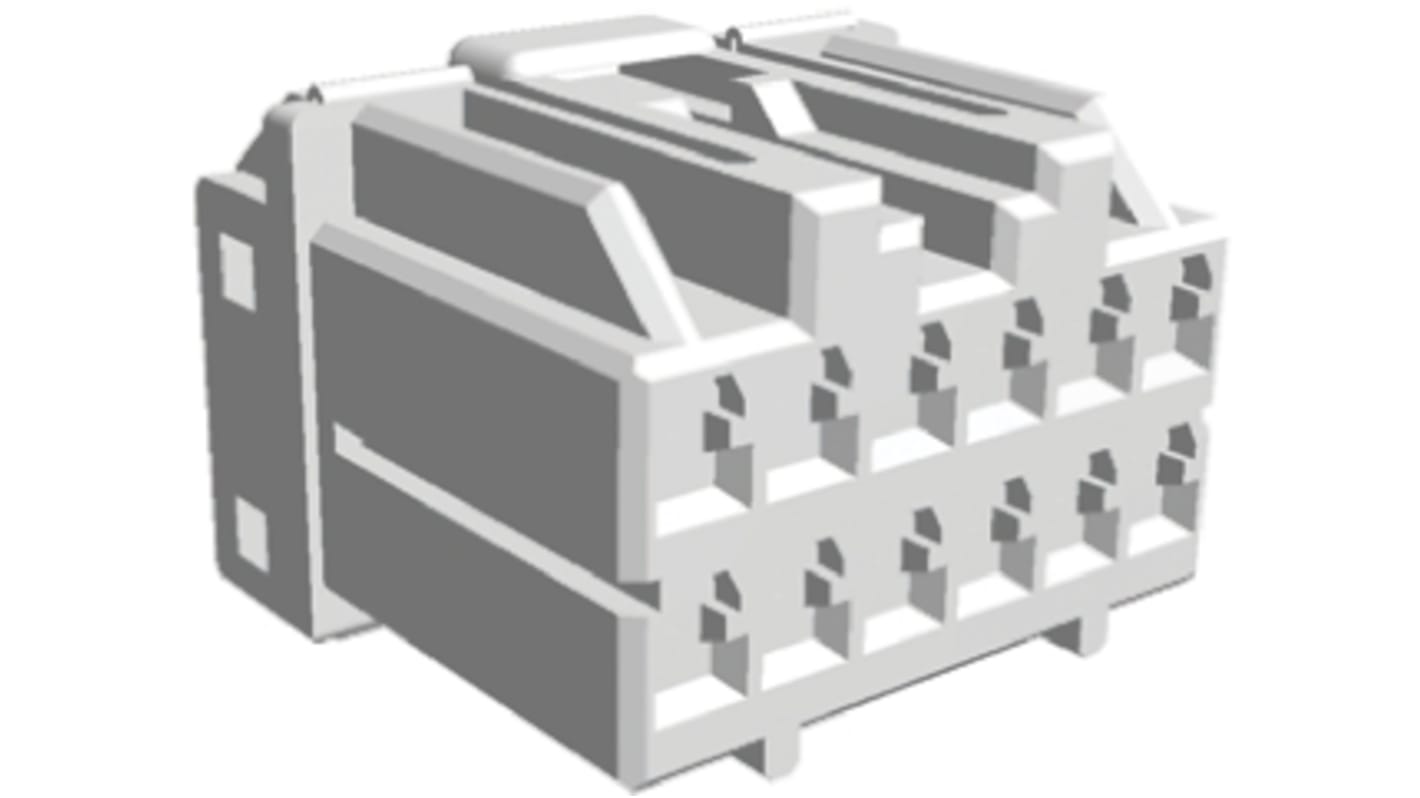 Conector de automoción TE Connectivity Multilock Hybrid Macho de 12 vías