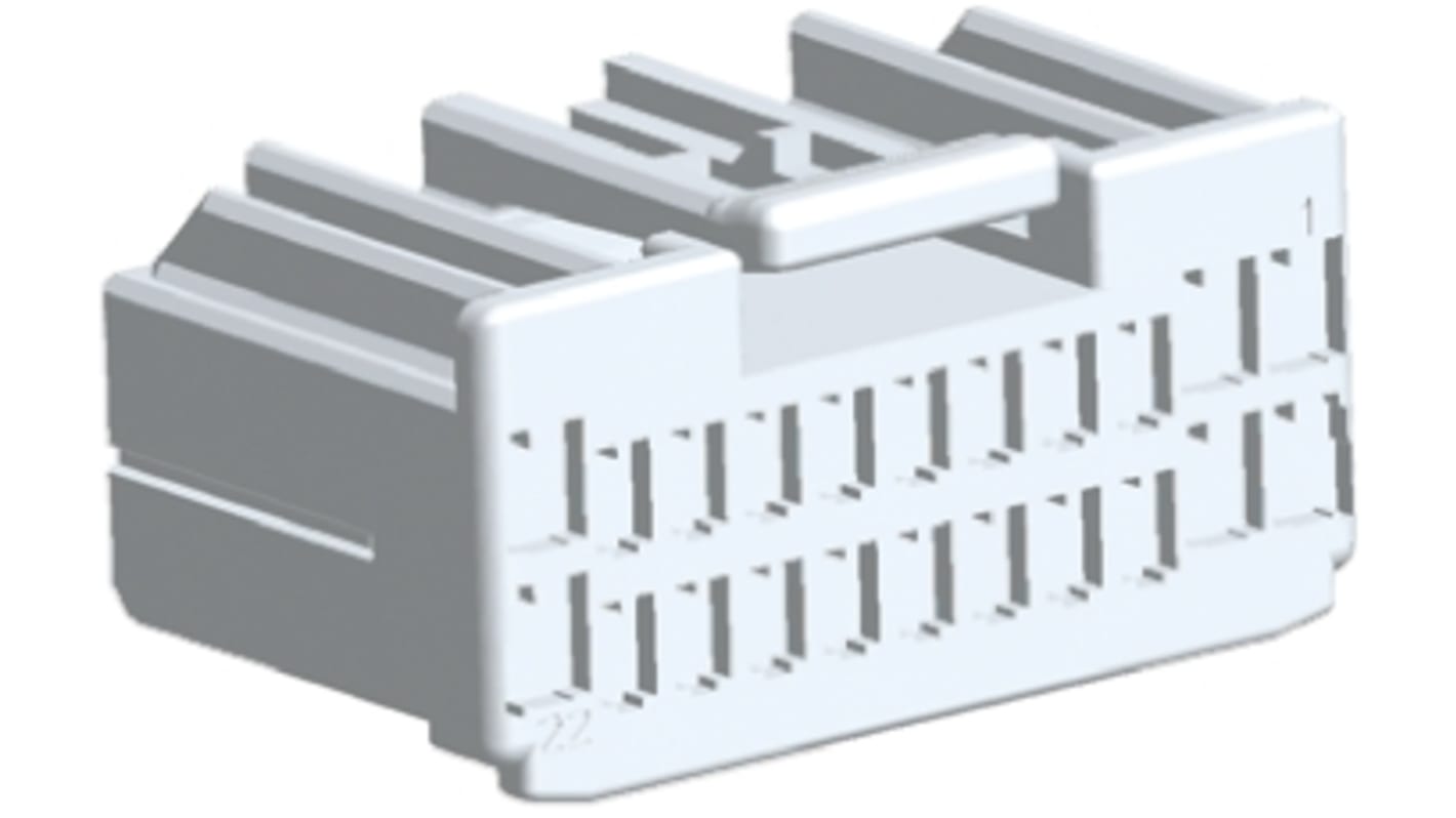 Conector de automoción TE Connectivity Multilock .040 .070 Hybrid Macho de 22 vías