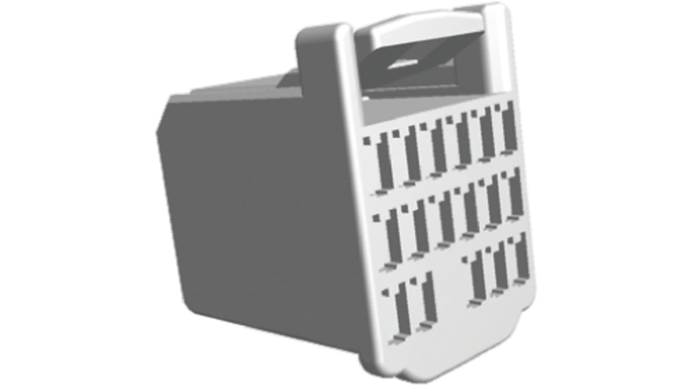 TE Connectivity, MULTILOCK 040 III Connector Housing, 2.5mm Pitch, 17 Way, 3 Row