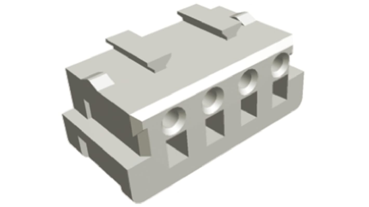 Carcasa de conector TE Connectivity 175778-4, Serie AMP CT, paso: 2mm, 4 contactos, , 1 fila filas, Recto, Hembra,