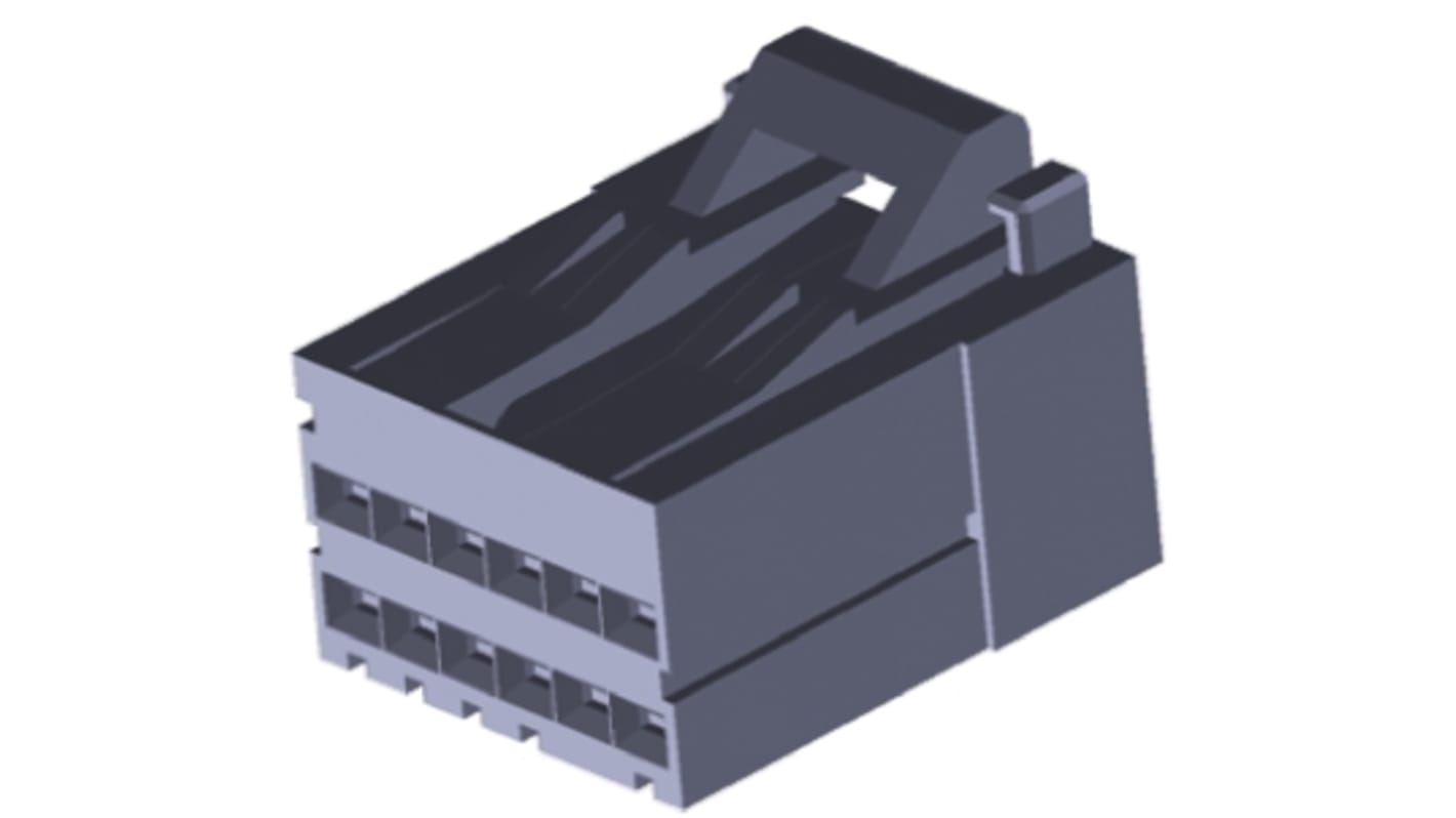 TE Connectivity, Dynamic 2000 Female Connector Housing, 2.5mm Pitch, 20 Way, 2 Row