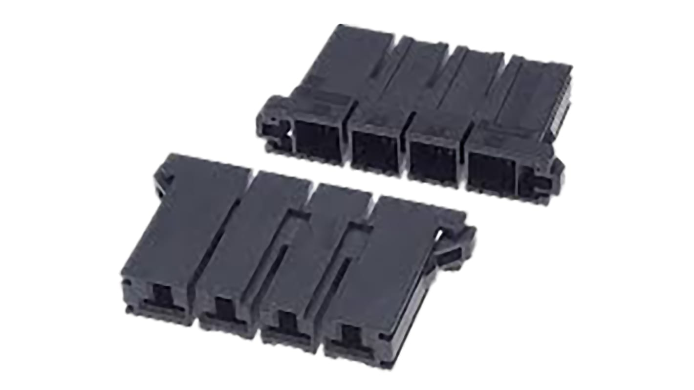 Carcasa de conector TE Connectivity 2-179958-4, Serie Dynamic 5000, paso: 10.16mm, 4 contactos, , 1 fila filas, Recto,