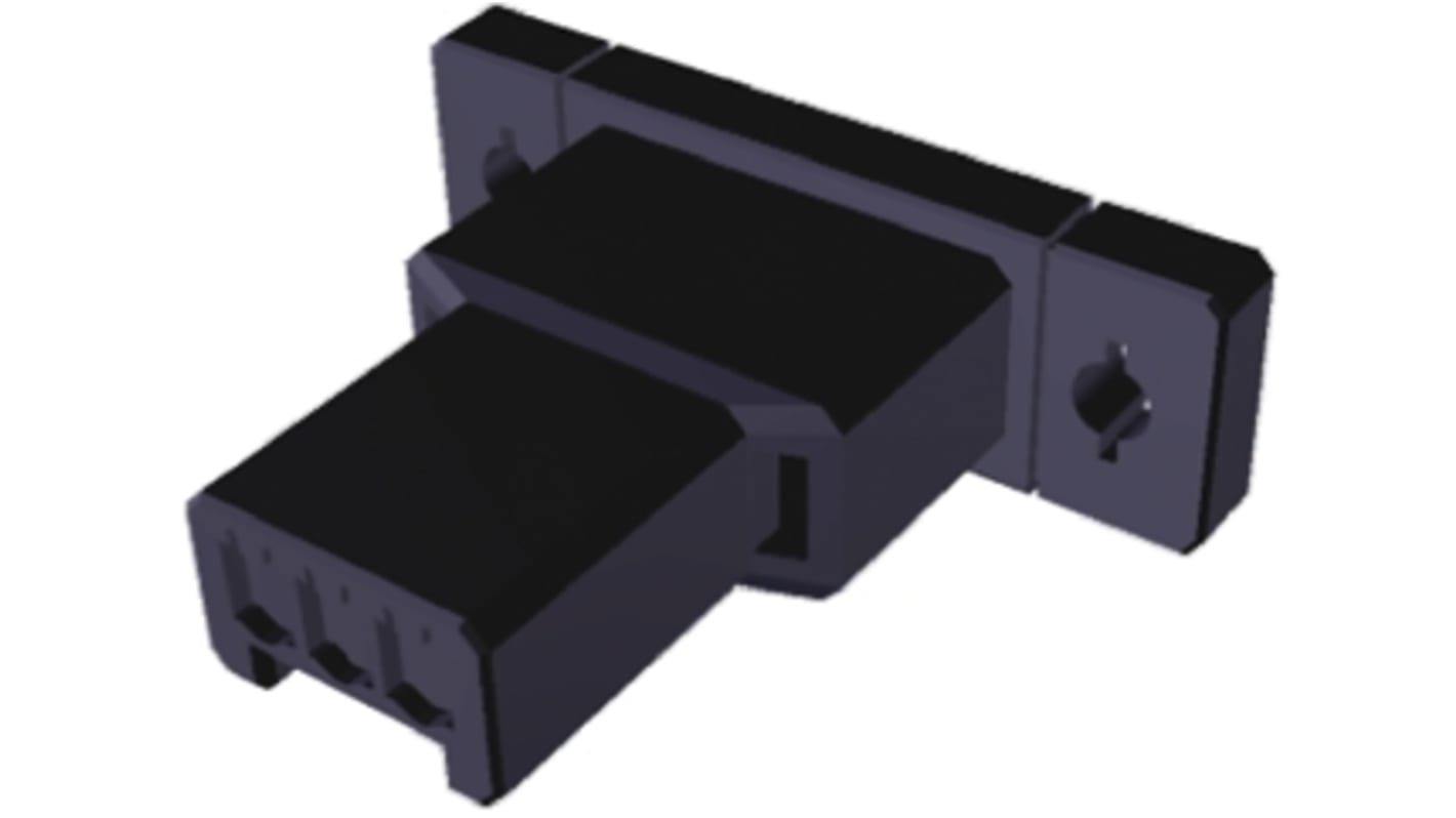 Carcasa de conector TE Connectivity 1-353047-2, Serie Dynamic 5000, paso: 10.16mm, 2 contactos, , 1 fila filas, Recto,