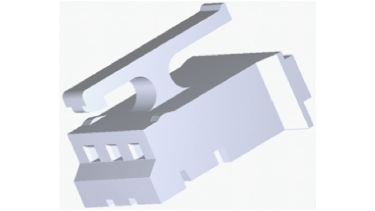 TE Connectivity, HPI Female Connector Housing, 2mm Pitch, 3 Way, 1 Row