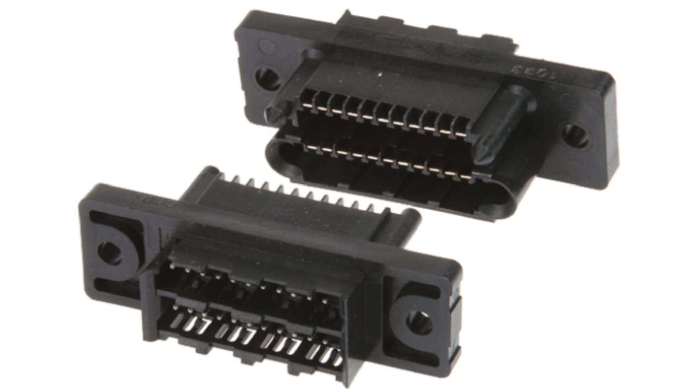 TE Connectivity, Mini-Drawer 2mm Pitch Backplane Connector, Straight, 2 Row, 22 Way