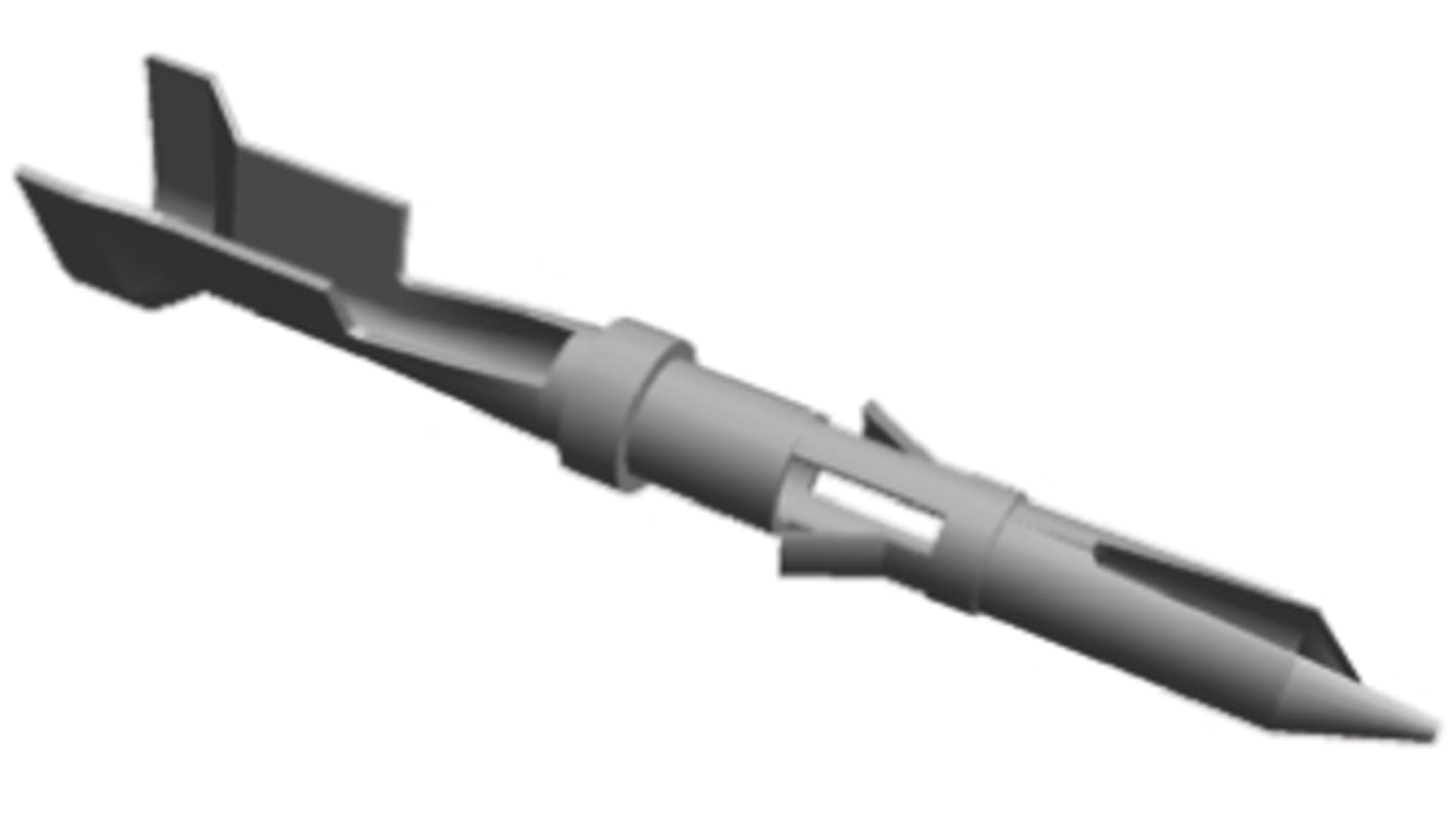 TE Connectivity Miniature Rectangular Series Male Crimp Terminal, 26AWG Min, 18AWG Max