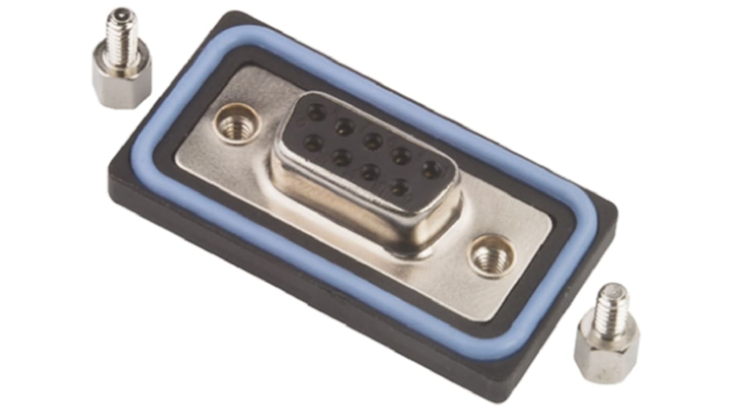 Amphenol Industrial SDB 9 Way Panel Mount D-sub Connector Socket
