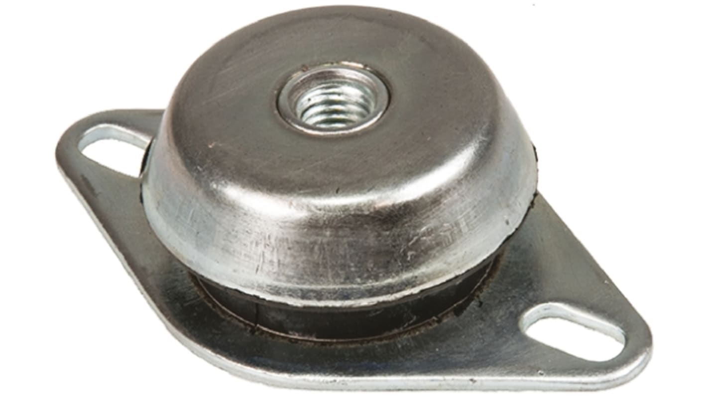 Supporto antivibrazione FIBET in Gomma naturale, M12, Ø 63mm, H. 34mm