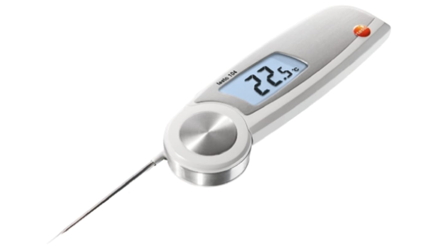 Sonda de temperatura testo 104, calibrado RS para sondas tipo Penetración