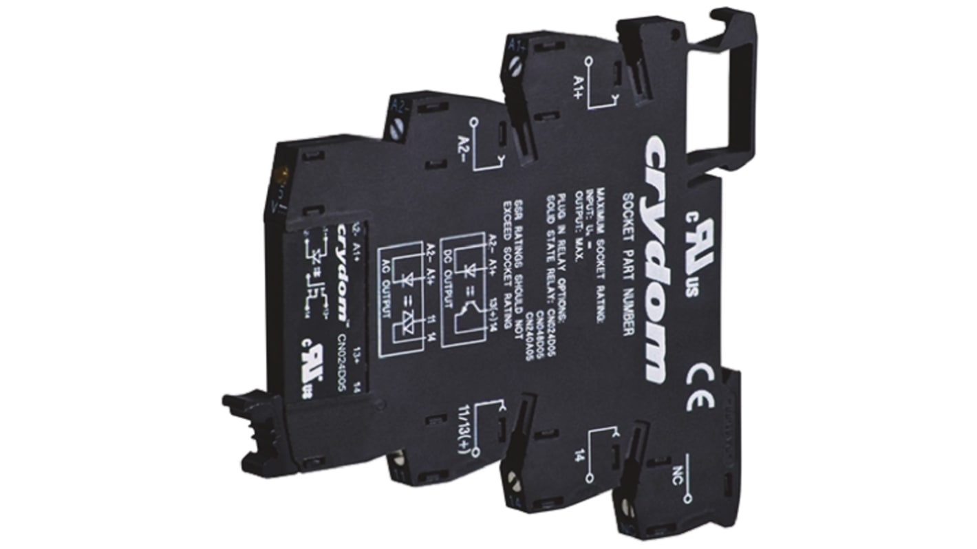 Sensata Crydom Solid State Interface Relay, 30 V dc Control, 0.1 A Load, DIN Rail Mount