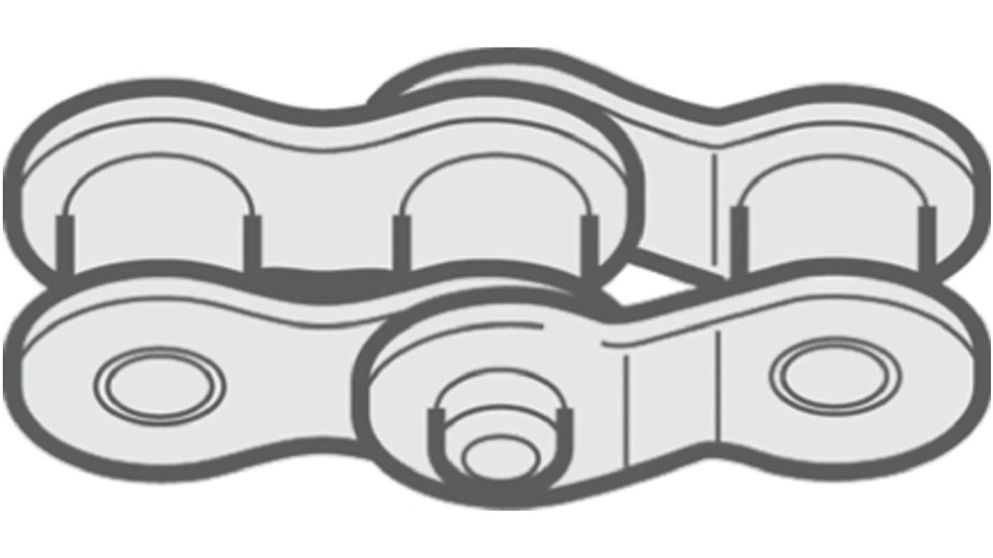 Renold Renold (Blue Box) 06B-1 Simplex Chain Connecting Link Steel Roller Chain Link