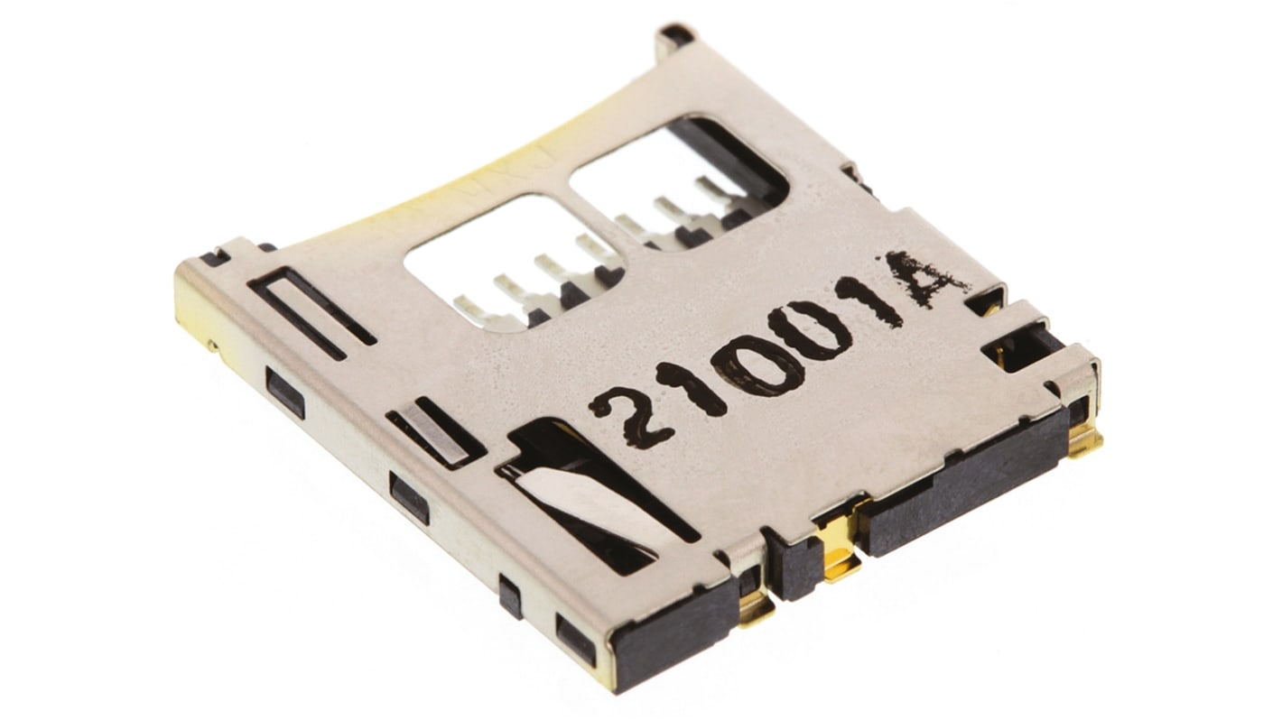 Molex microSD Speicherkarten-Steckverbinder Buchse, 8-polig / 1-reihig, Raster 1.1mm, Push/Push