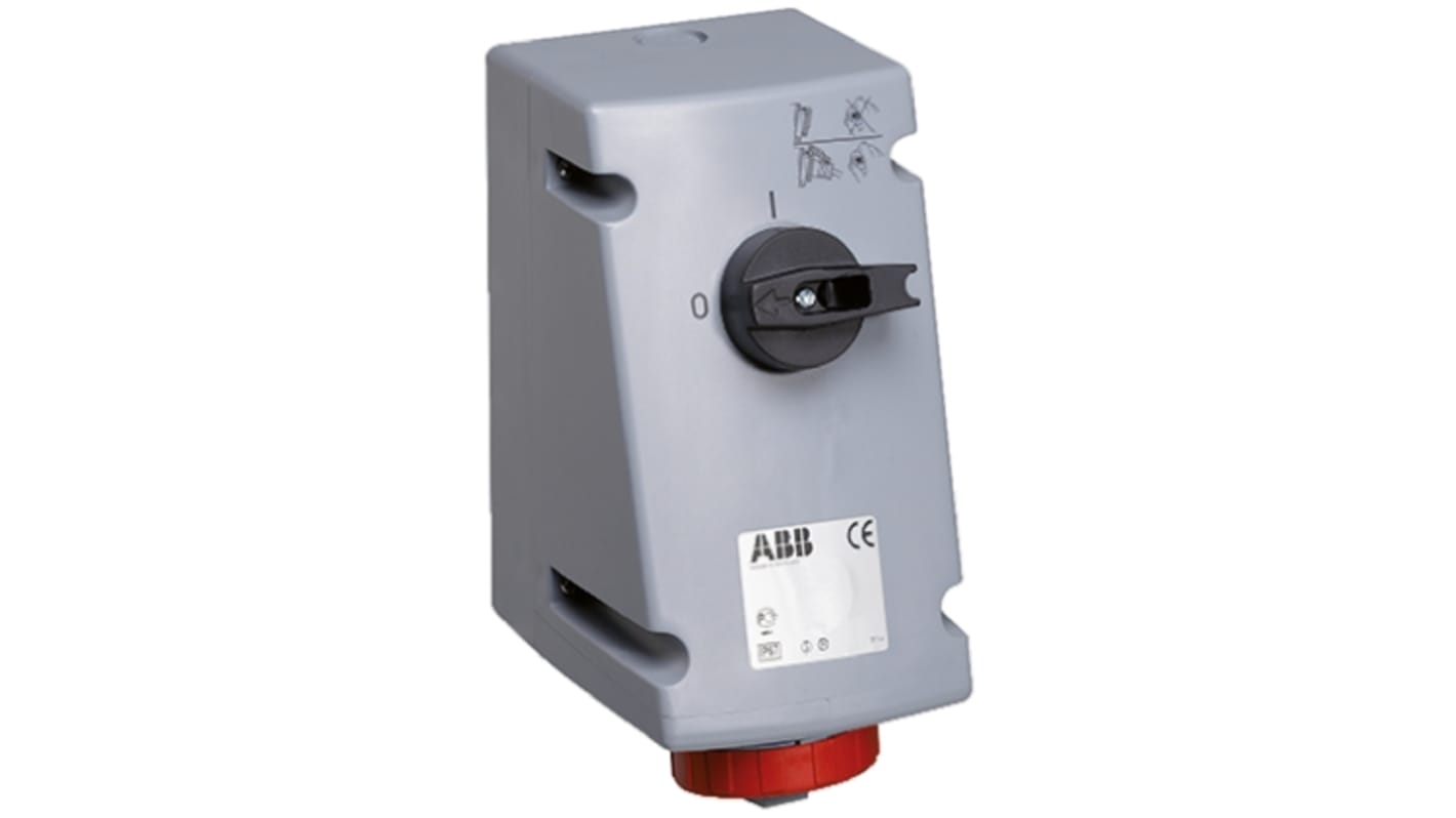 Interblocco industriale ABB Rosso IP67 femmina 3PN+E,16A,415 V