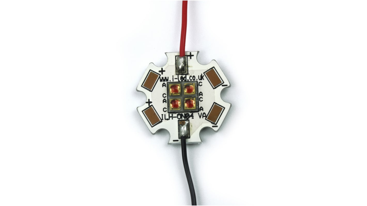 Pole LED diod, řada: OSLON4 PowerStar ILH-ON04-YELL-SC201-WIR200. barva Žlutá 4 284 lm ILS