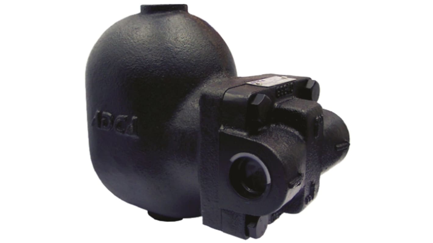 Scarico di condensa per vapore RS PRO, connessione BSP 1" femmina, 10 bar max, +198°C max, in Ferro SG, orientamento