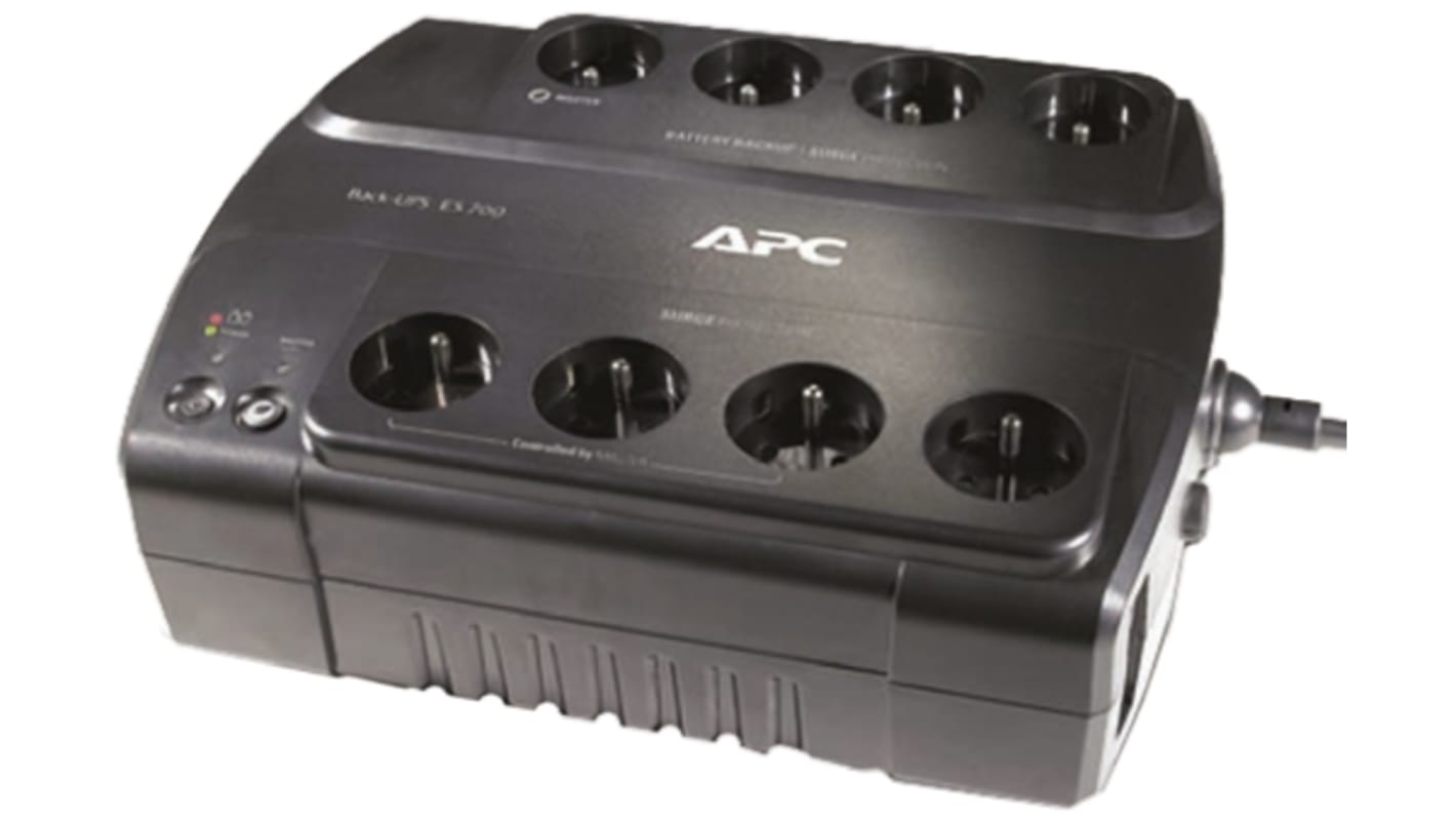 APC Power-Saving Back-UPS ES 8-Kanal Stand-Alone USV Stromversorgung 405W, 230V / 10A