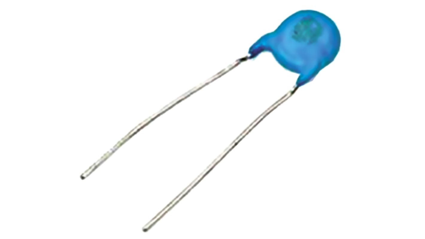 Murata Single Layer Ceramic Capacitor SLCC 1nF 250V ac ±20% E Dielectric, DE2, Through Hole +125°C Max Op. Temp.