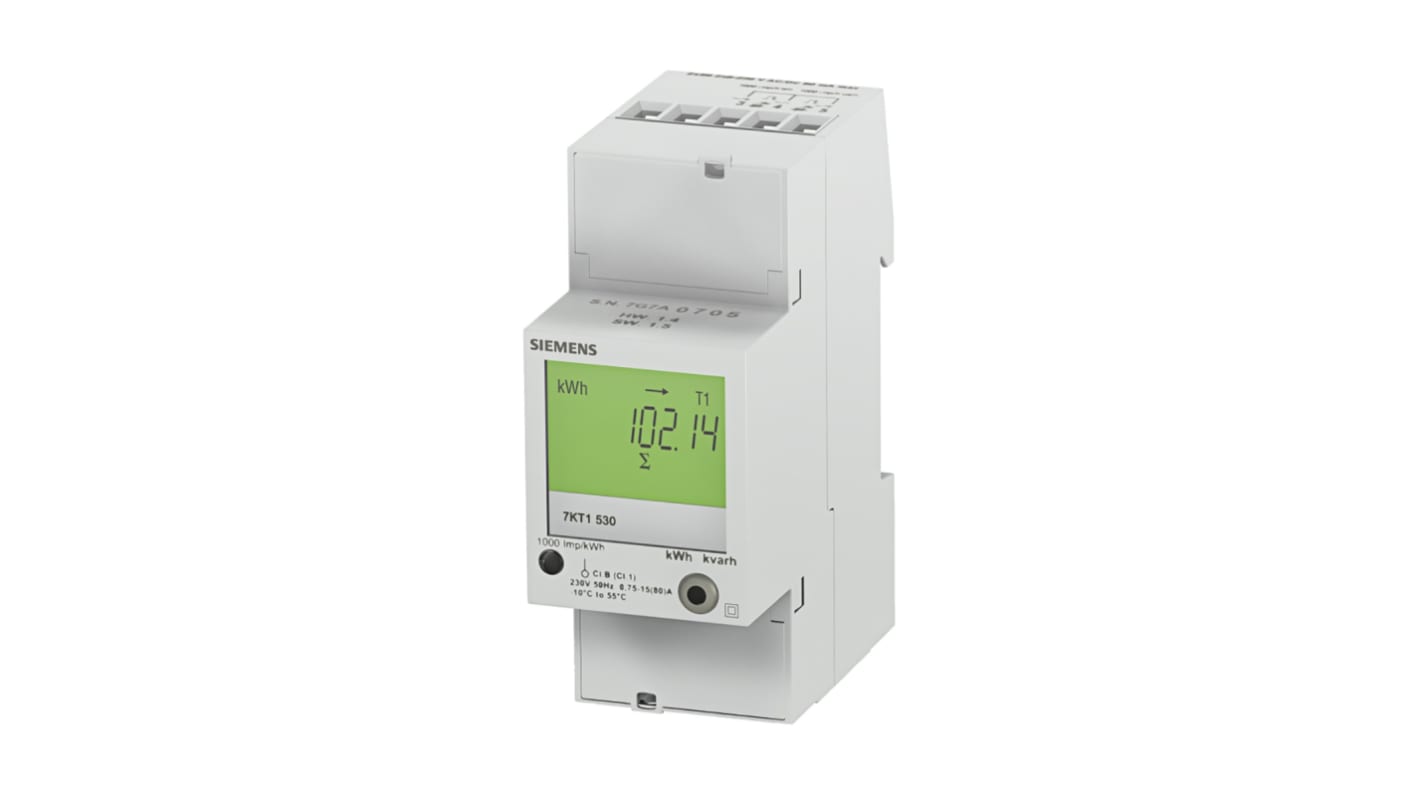 Siemens 1 Phase LCD Energy Meter