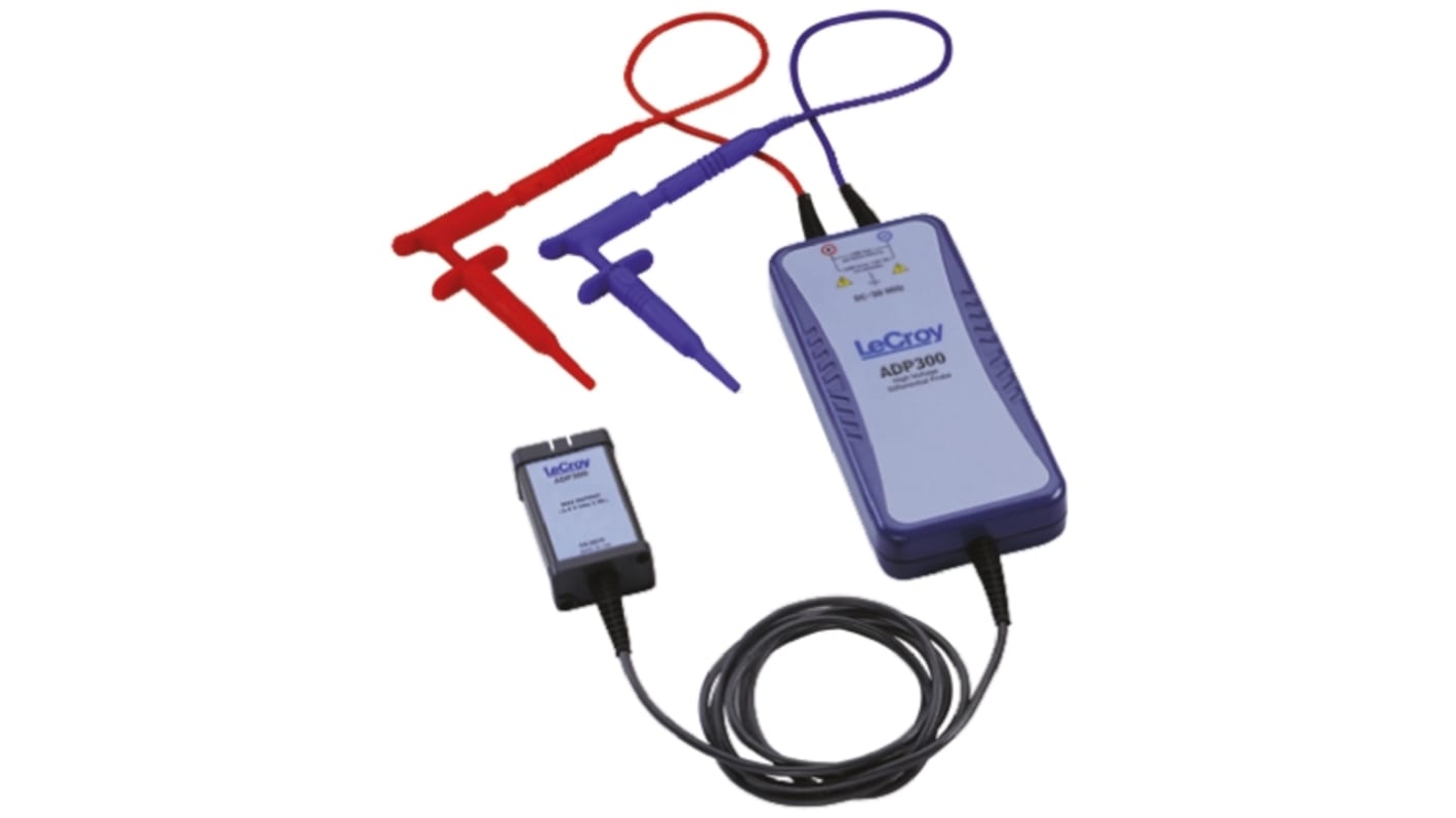 Teledyne LeCroy ADP30X Series ADP305 Oscilloscope Probe, Active, Differential, High Voltage Type, 100MHz, 1000x, 100x