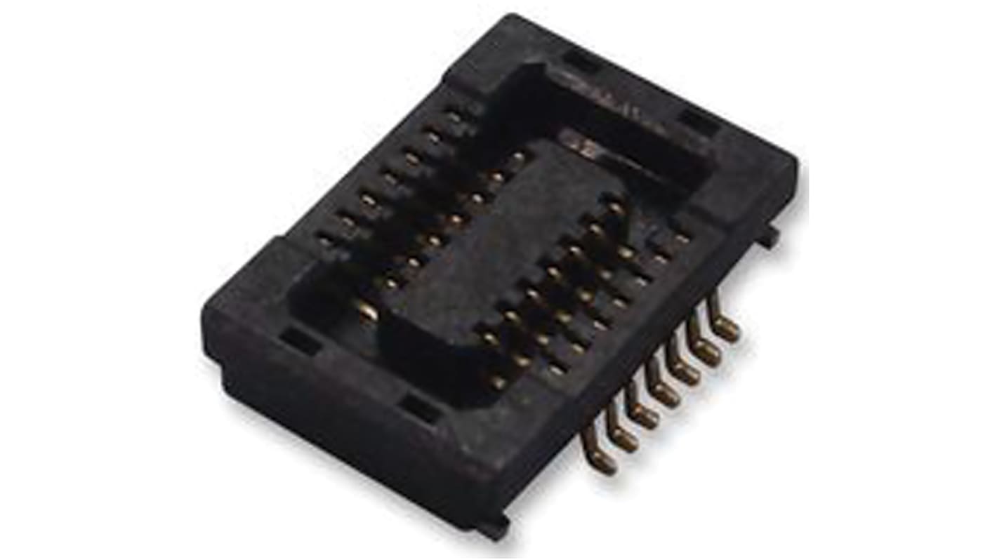 Gniazdo PCB 20 -pinowe 2 -rzędowe raster: 0.5mm typu płytka – płytka Proste SMD