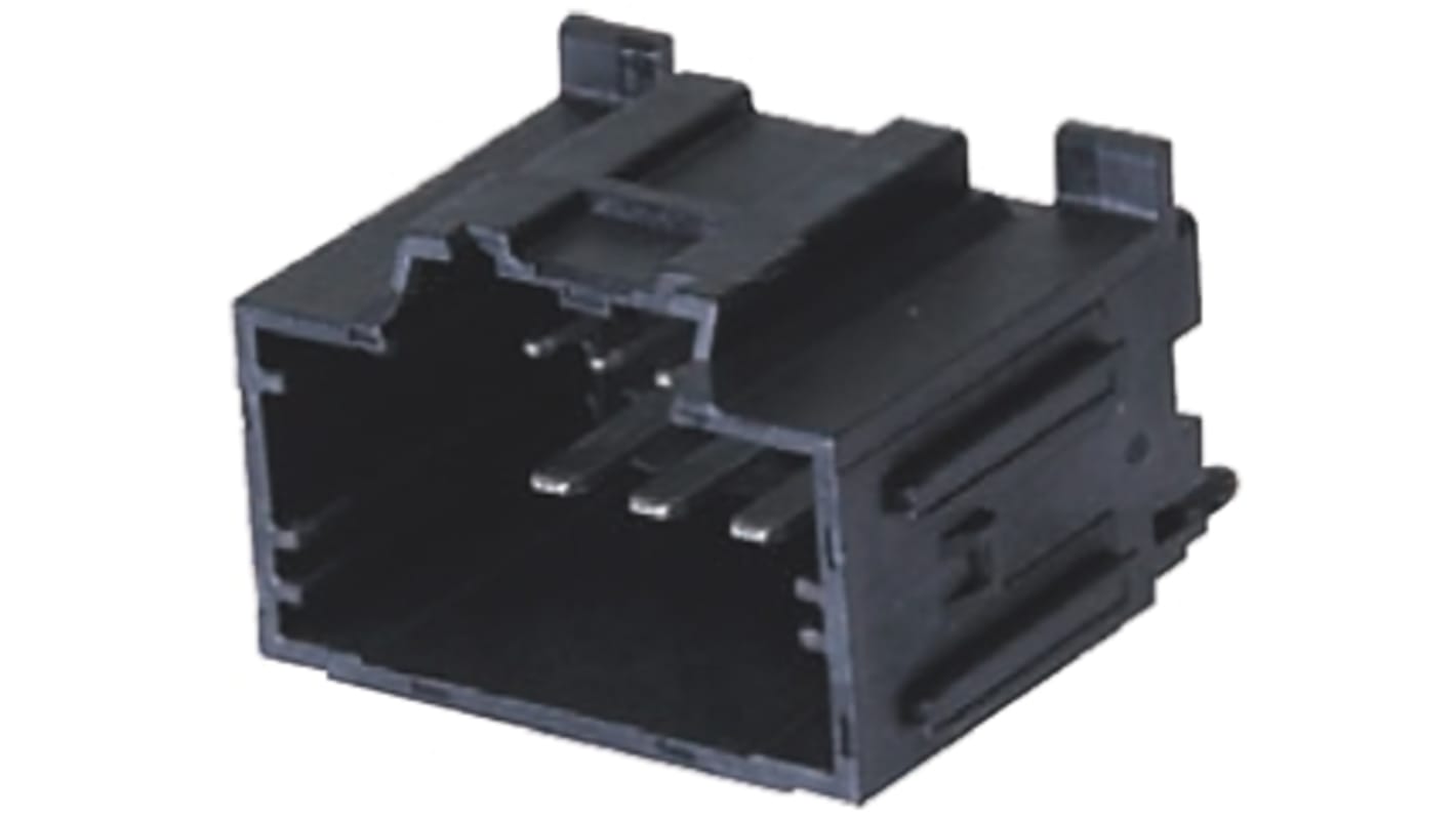 Molex, Stac64 Automotive Connector Plug Black Through Hole 10 Way 34695-0100