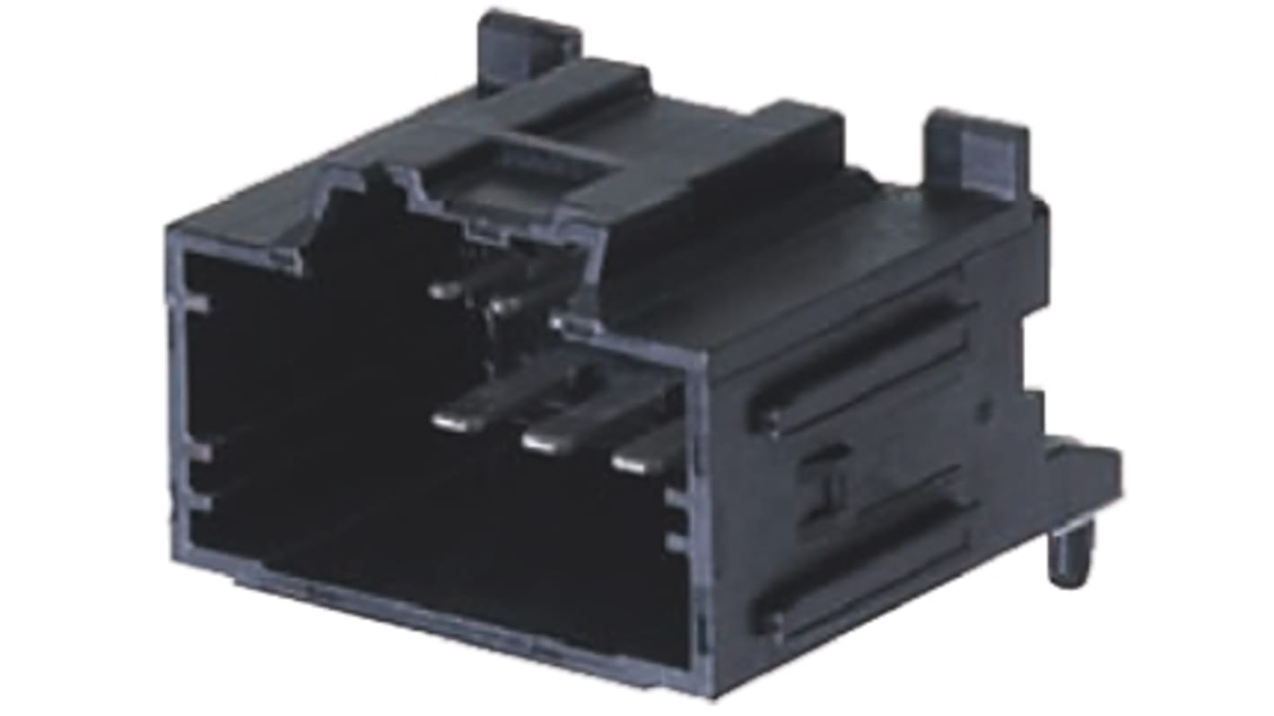 Connettore automotive Molex, Maschio, 30A, 10 vie, 2 file, Montaggio con foro passante