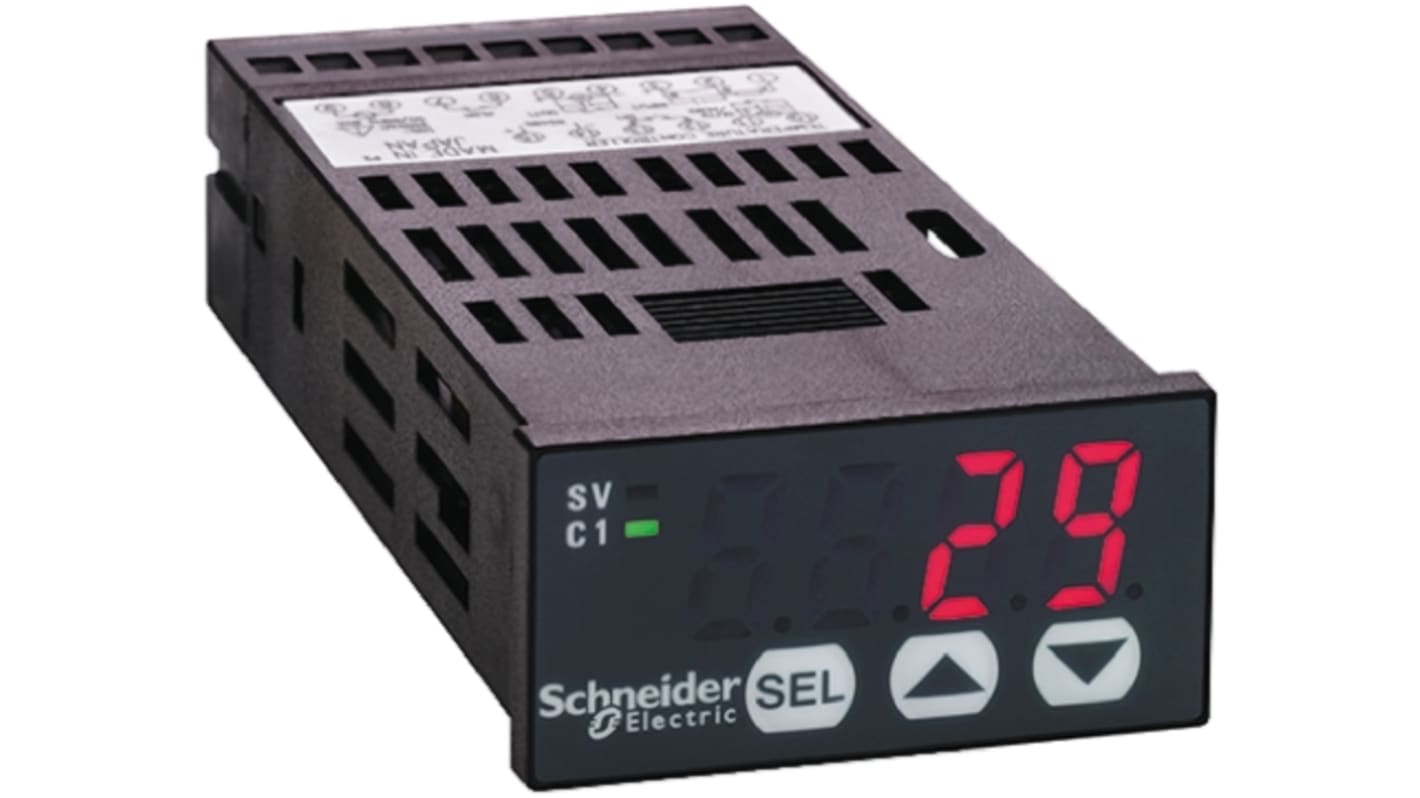 Schneider Electric REG24 PID Temperature Controller, 24 x 48mm, 1 Output Temperature Control Relay, 100 → 240 V