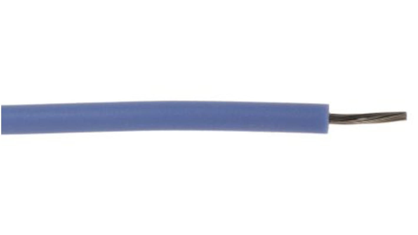 Lapp ÖLFLEX HEAT Series Blue 1 mm² Hook Up Wire, 17 AWG, 19/0.25 mm, 100m, Silicone Insulation, 50002