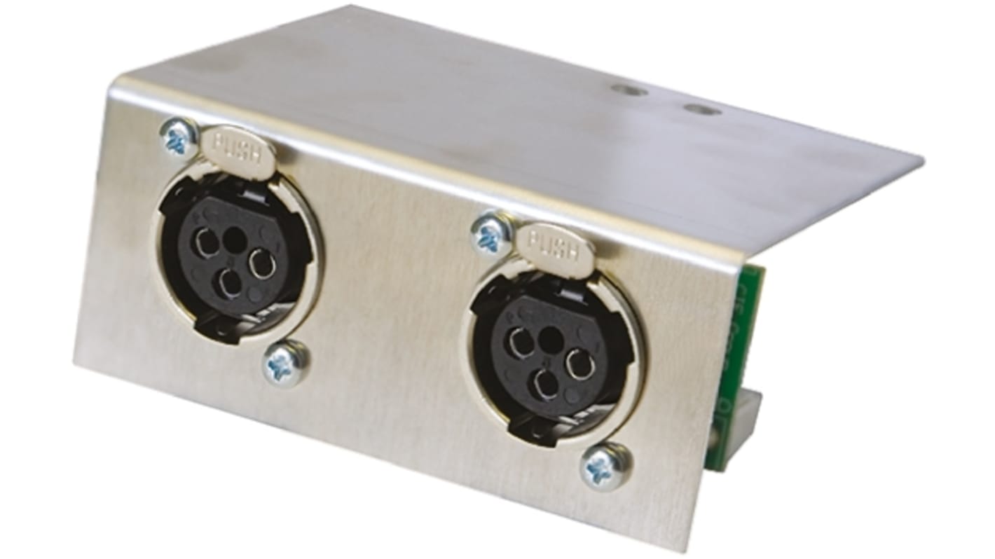 Clever Little Box 2 Way Female 2 x XLR Faceplate