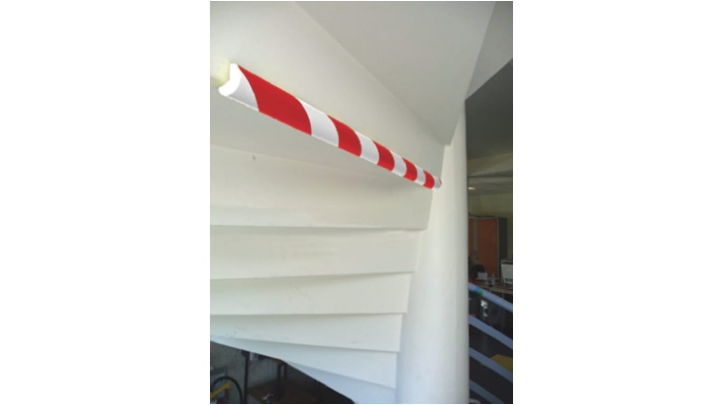 Viso Red/White Rubber Corner & Edging Tape