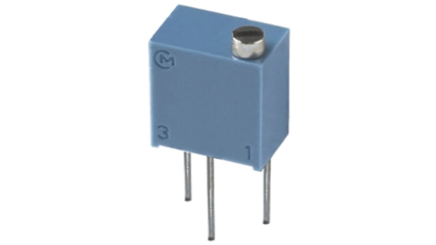 Bourns Trimpotentiometer 20kΩ ±10% ±150ppm/°C 0.25W 12-omgangs, Hulmontering, Loddeben, PV37 Serien