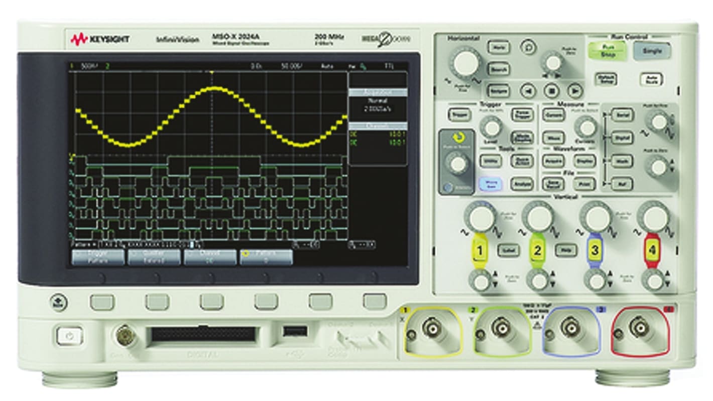 Keysight Technologies DSOX2012A InfiniiVision 2000 X Series, 100MHz Bench Oscilloscope, 2 Analogue Channels