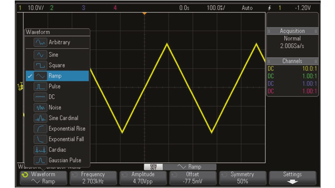 Keysight Technologies Waveform Generator for Use with InfiniiVision 3000 X
