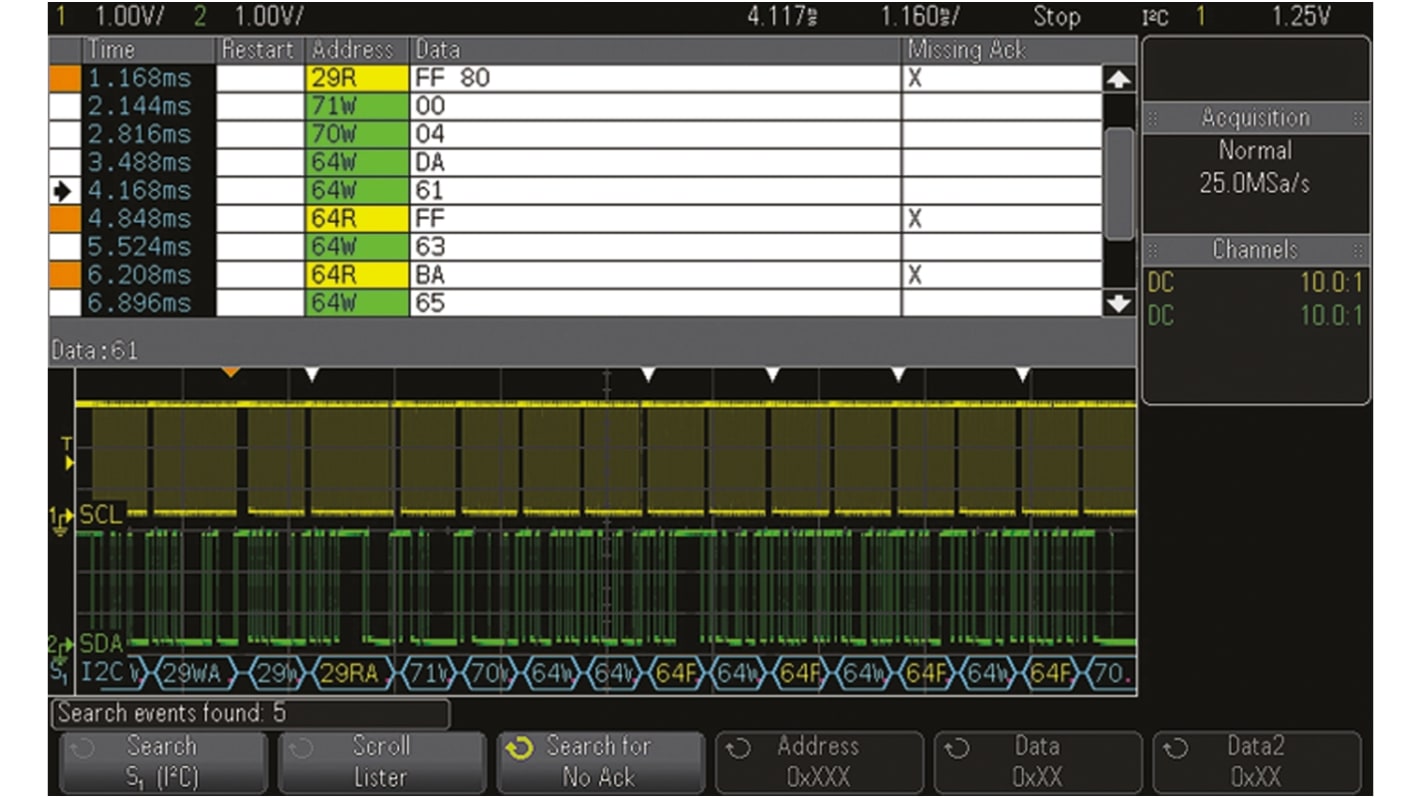 Módulo de osciloscopio Keysight Technologies DSOX3EMBD, para usar con InfiniiVision 3000 X