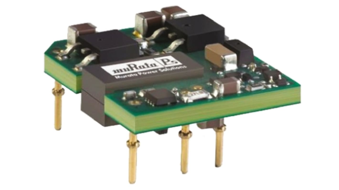 Murata Power Solutions BEI15 DC-DC Converter, ±5V dc/ ±1.5A Output, 9 → 36 V dc Input, 15W, Through Hole, +85°C