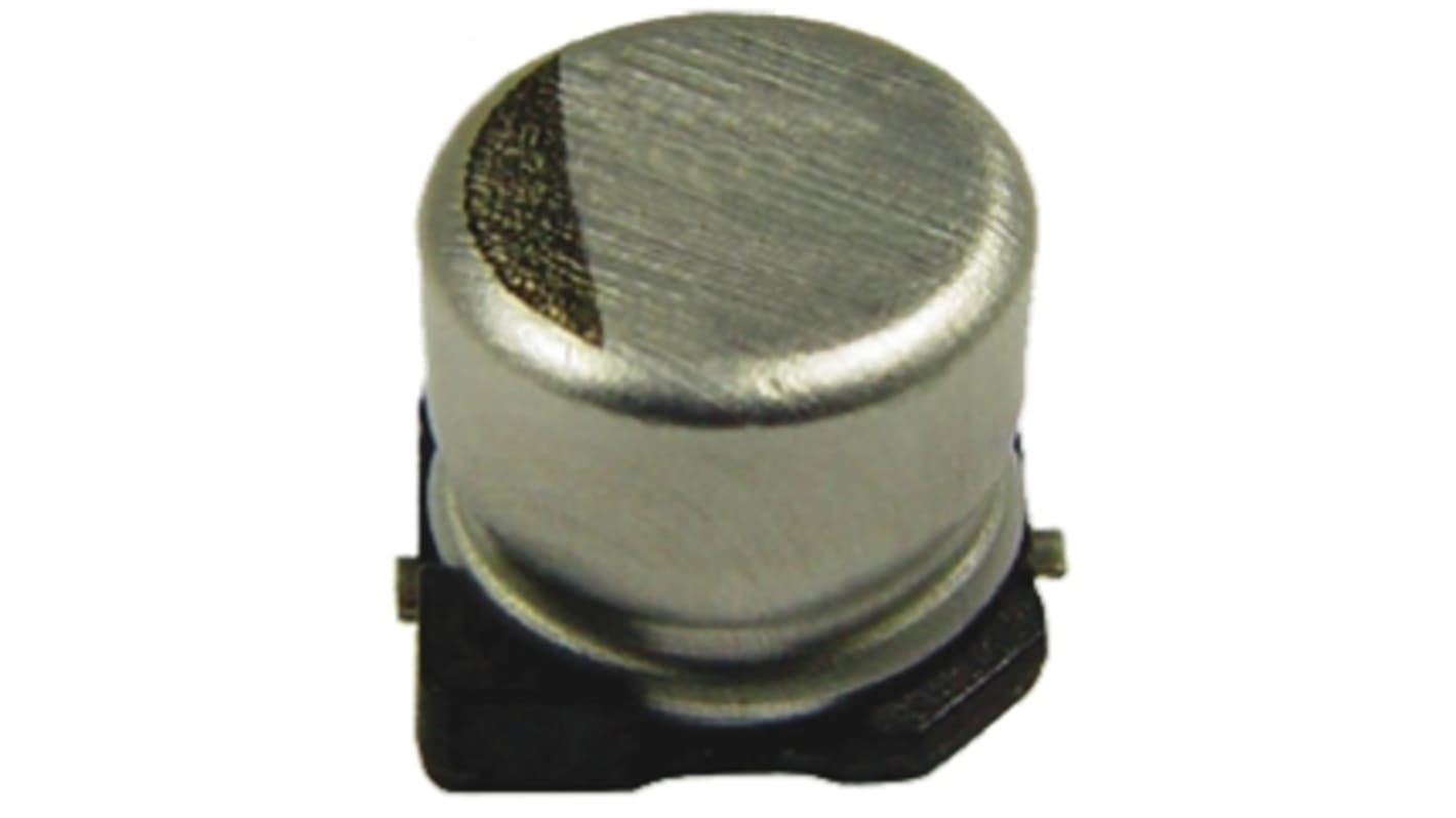 Condensador electrolítico NIC Components serie NACV, 4.7μF, ±20%, 400V dc, mont. SMD, 10 (Dia.) x 10.8mm