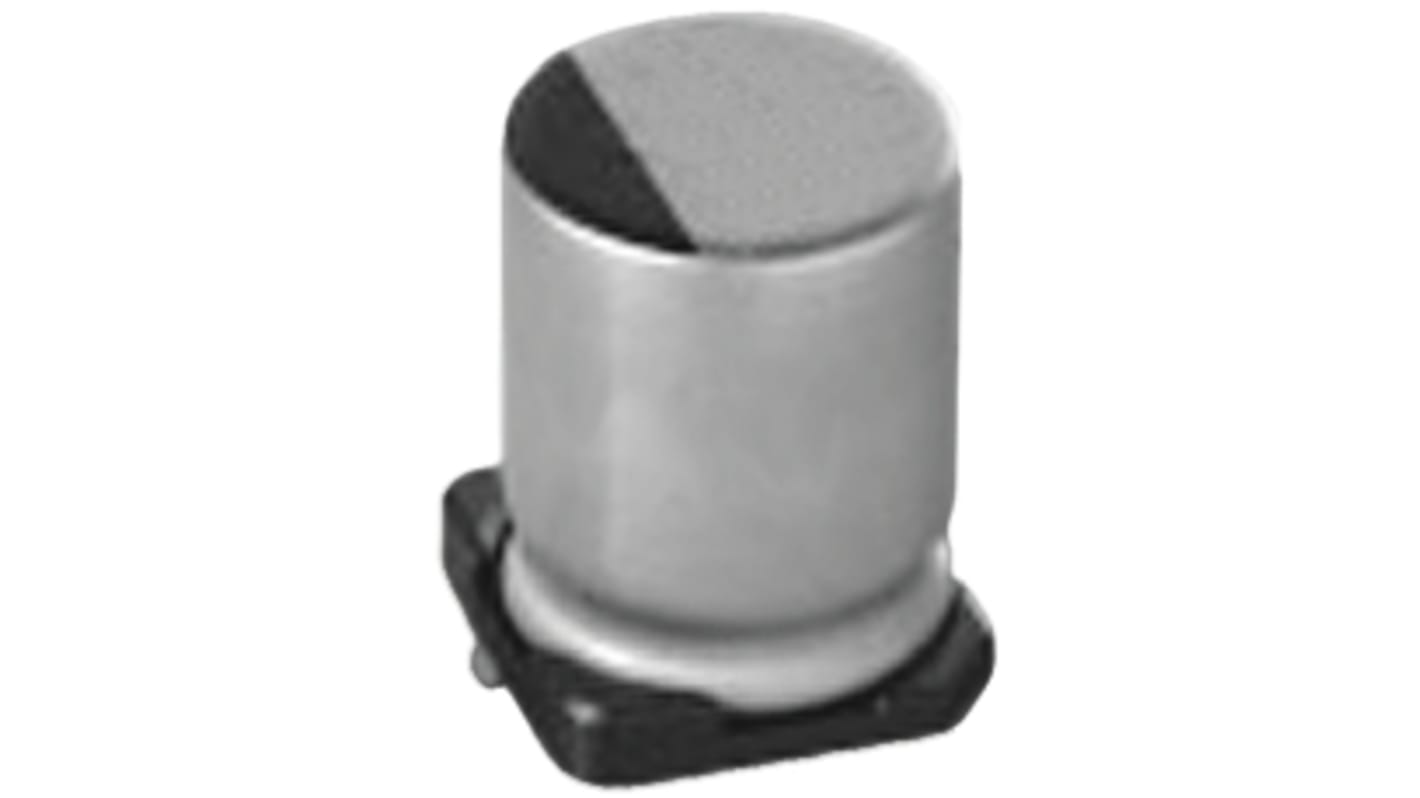 Condensador electrolítico Panasonic serie TK Medium Size, 3300μF, ±20%, 16V dc, mont. SMD, 18 (Dia.) x 16.5mm, paso