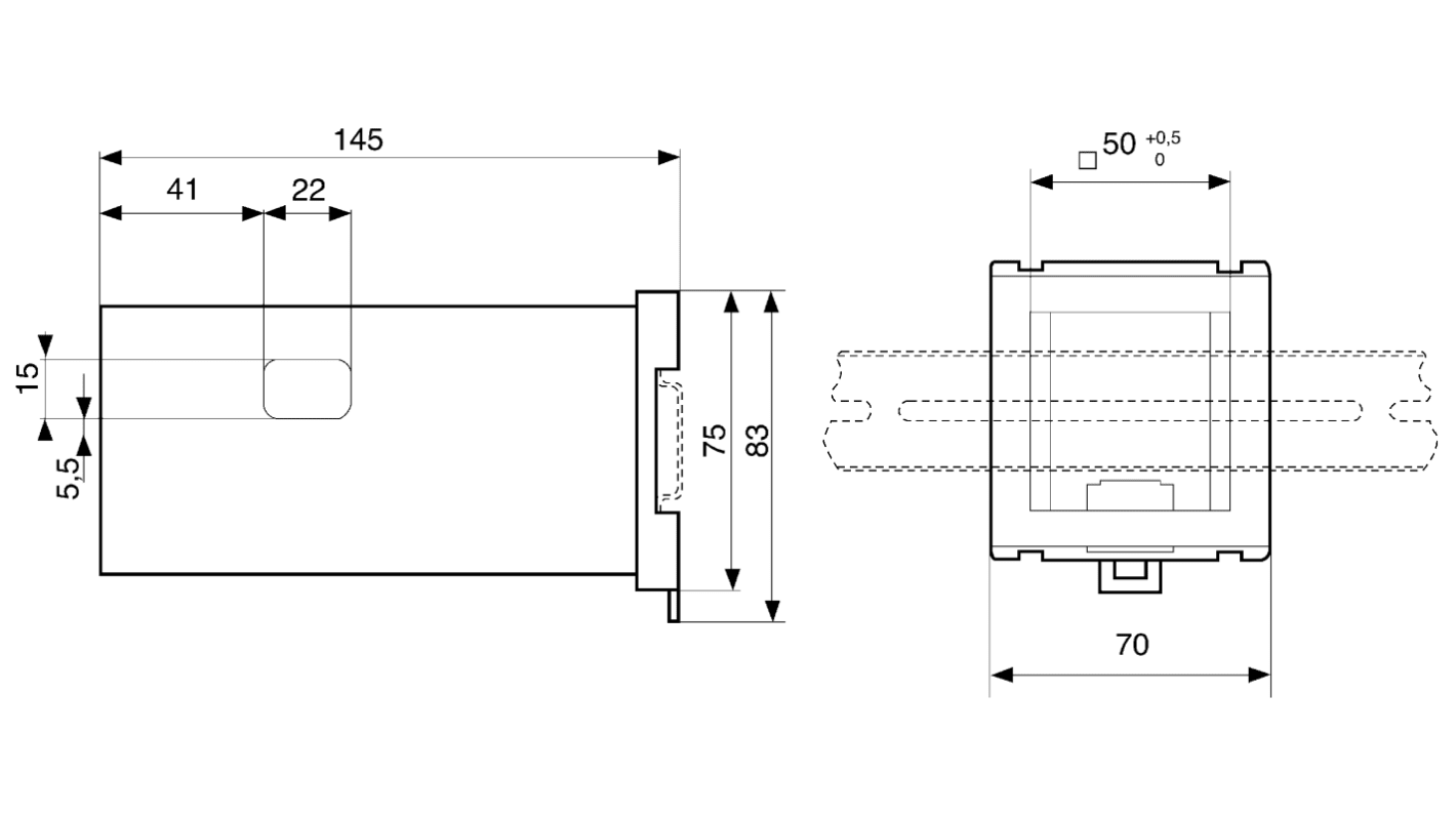 Adapter Crouzet Batch Counter, Chronometer, Multi-Totalizer, Preselection Tatalizer, Tachometer 26546841 アダプタ