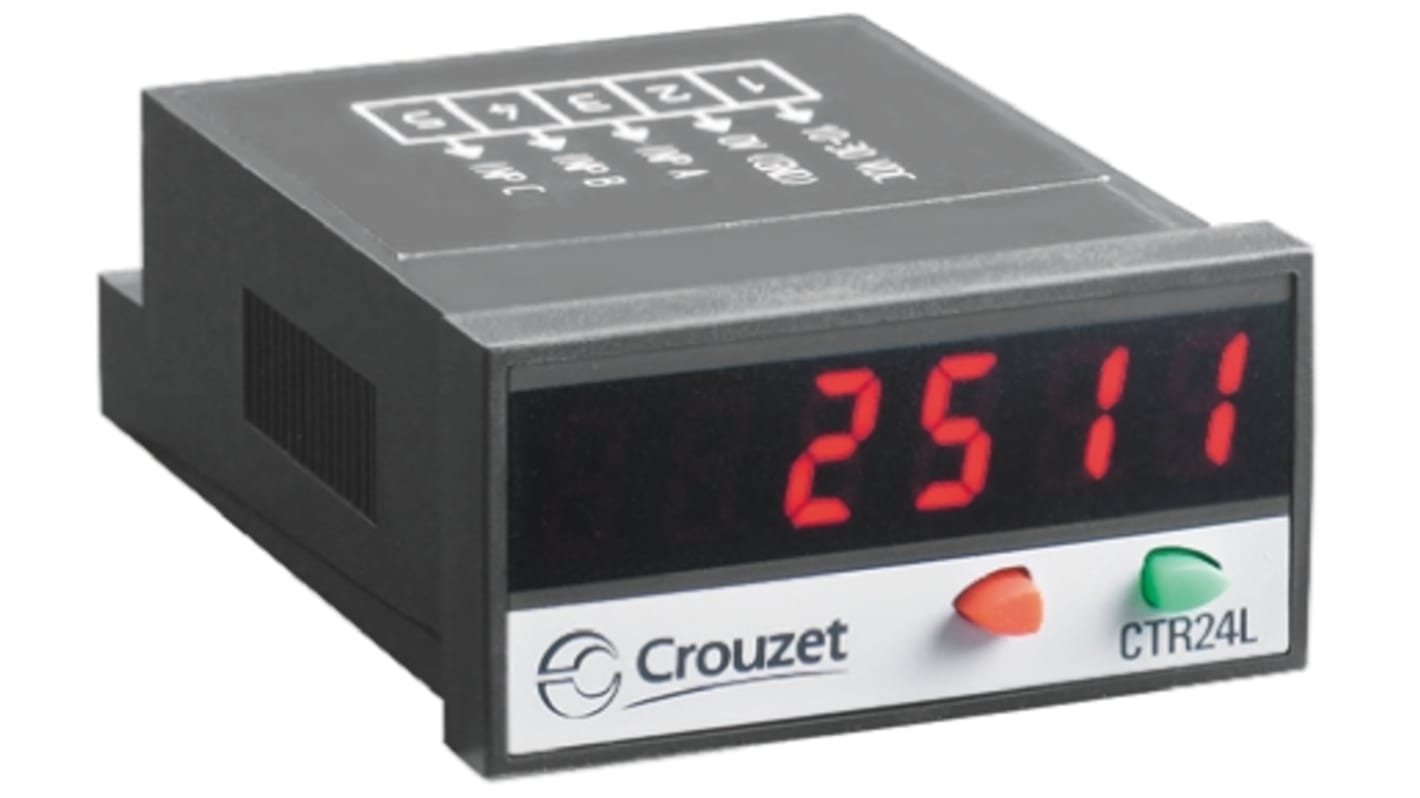 Contatore Crouzet, Ore, display LED 6 cifre, 30 V