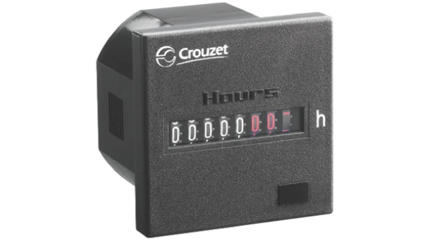 Rs-Online Contatore Crouzet Ore display Meccanico 7 cifre 10 → 30 V c.c