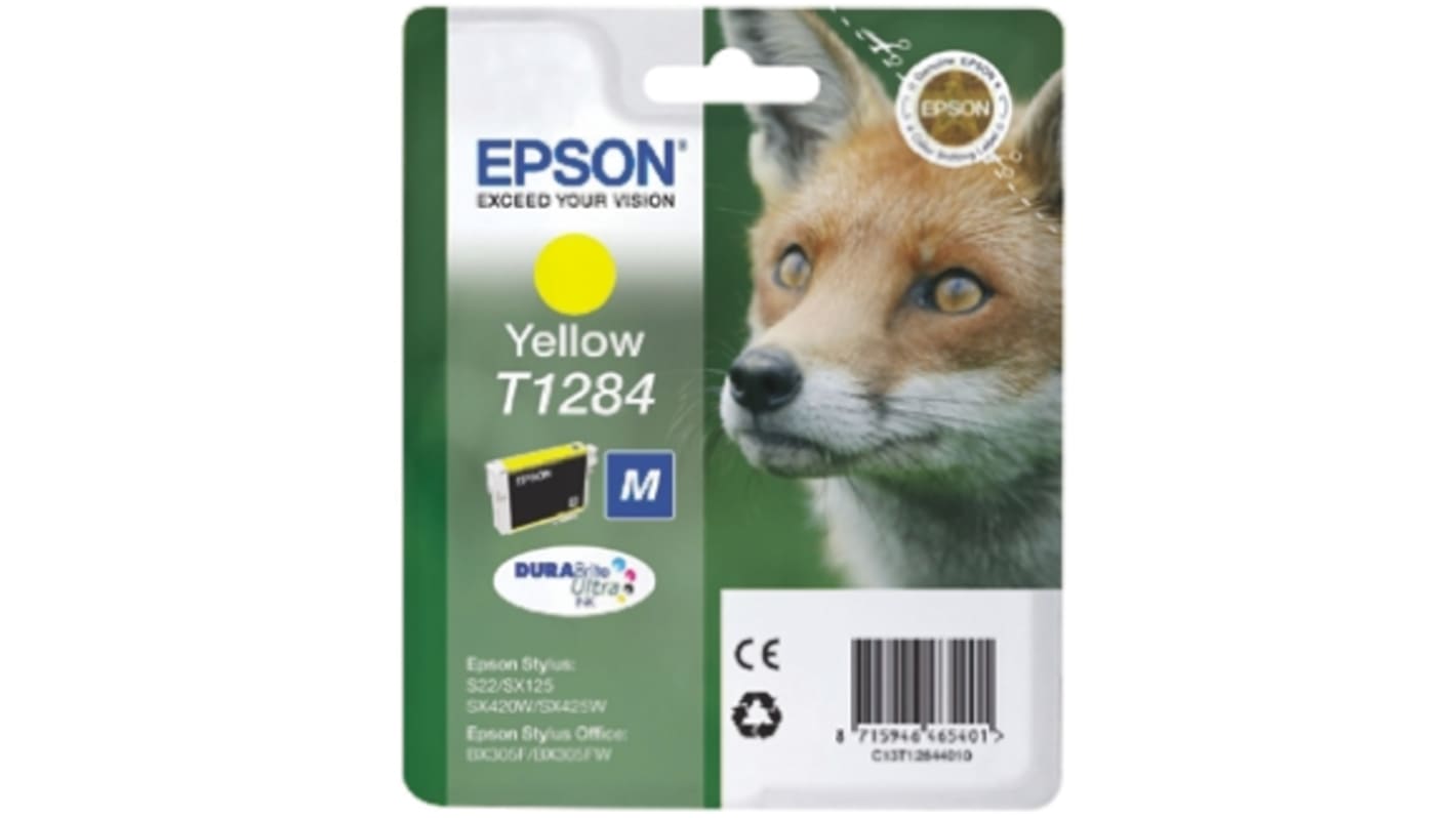 Cartuccia per stampanti Giallo Epson BX305F, BX305FW, BX305FW+, S22, SX125, SX130, SX235W, SX420W, SX425W, SX435W,