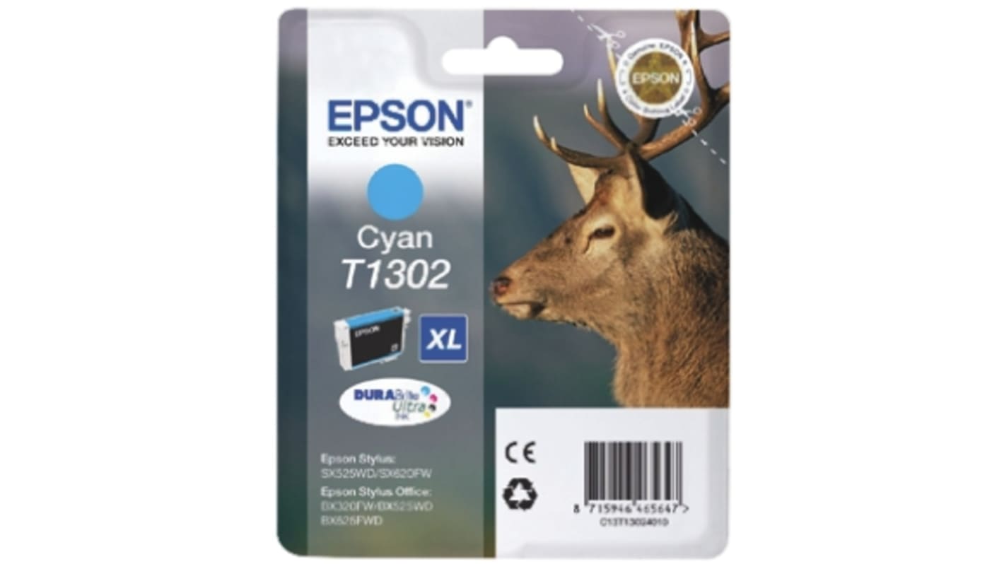 Epson T1302 Cyan Ink Cartridge