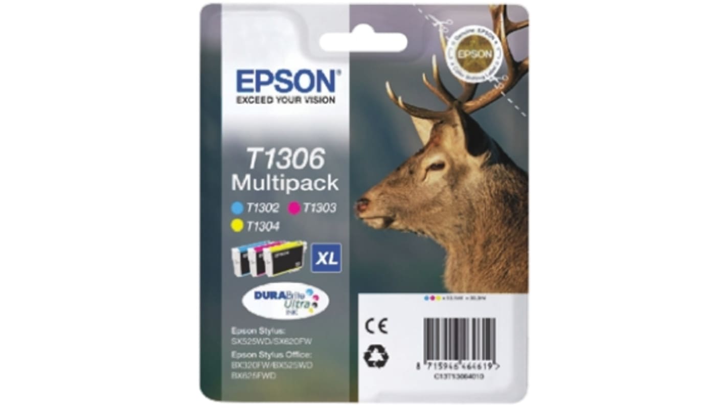 Epson T1306 Multi Colour Ink Cartridge