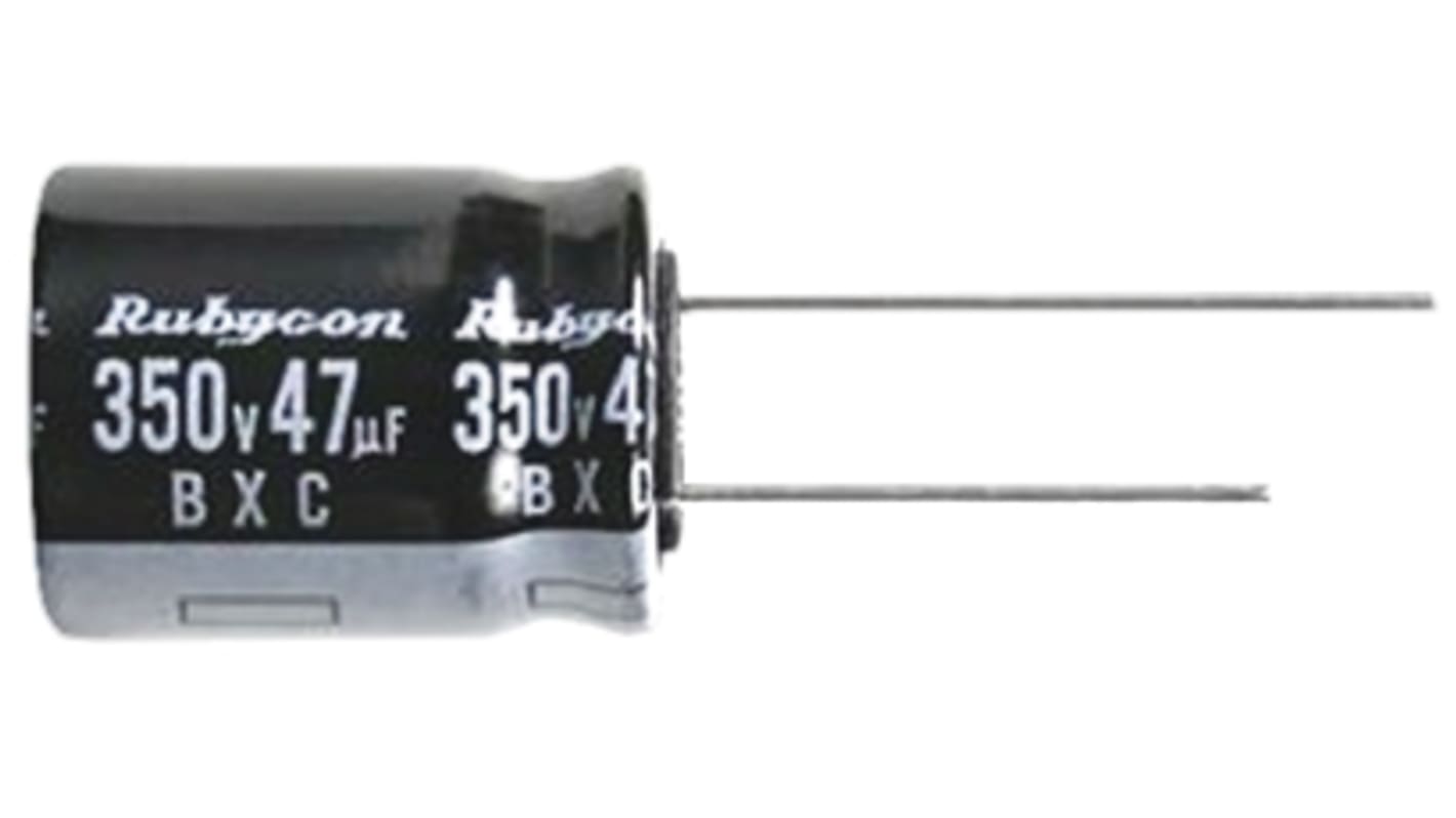 Rubycon 68μF Aluminium Electrolytic Capacitor 350V dc, Radial, Through Hole - 350BXC68MEFC18X25