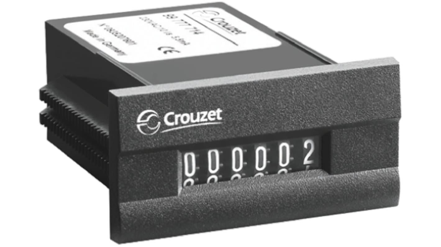 Rs-Online Contatore Crouzet Impulsi display Meccanico 6 cifre 12 V c.c