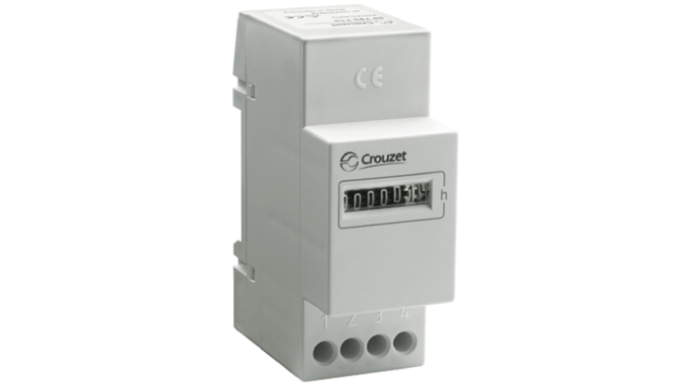Rs-Online Contatore Crouzet Ore display Meccanico 7 cifre 27 V c.c