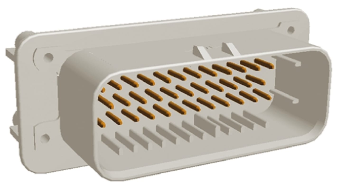 TE Connectivity, AMPSEAL Automotive Connector Plug Natural Panel Mount 35 Way, Solder Termination 1-776230-2